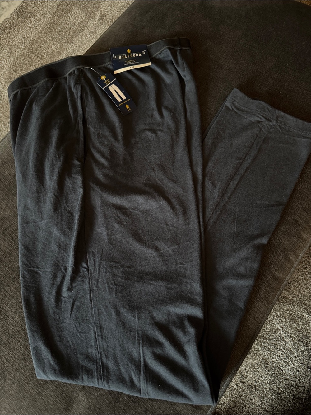 Stafford Men's Charcoal Lounge Joggers